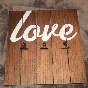 Decor picture holder LOVE sign